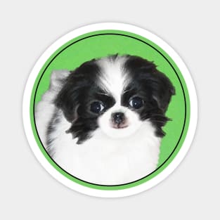 Japanese Chin Puppy Magnet